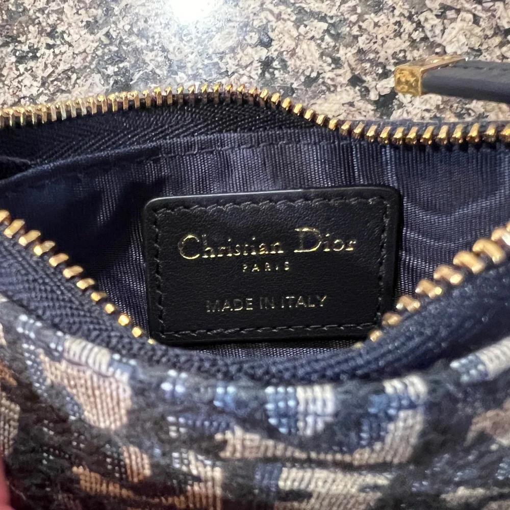 DiorTravel Myrte Zipped Key Case - Like New